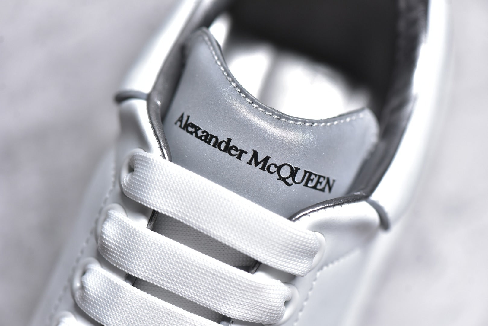 Alexander McQueen White Sneakers - Full Set with Counter Packaging