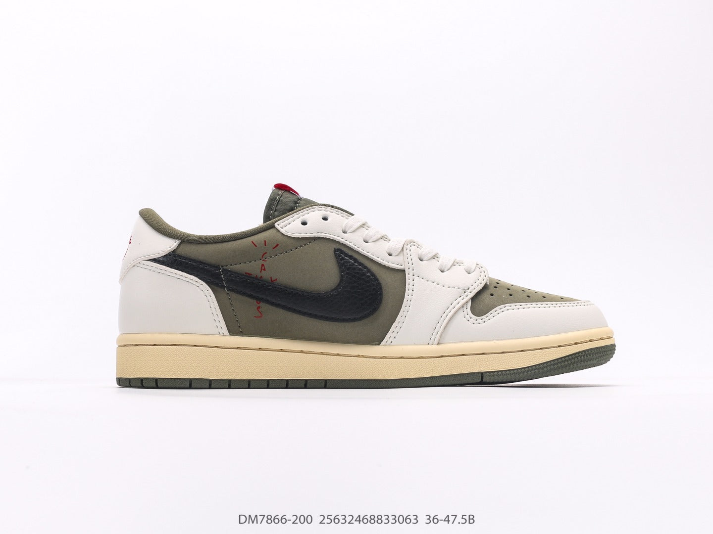 Travis Scott x Air Jordan 1 Reverse Mocha - Low-Top Basketball Shoes