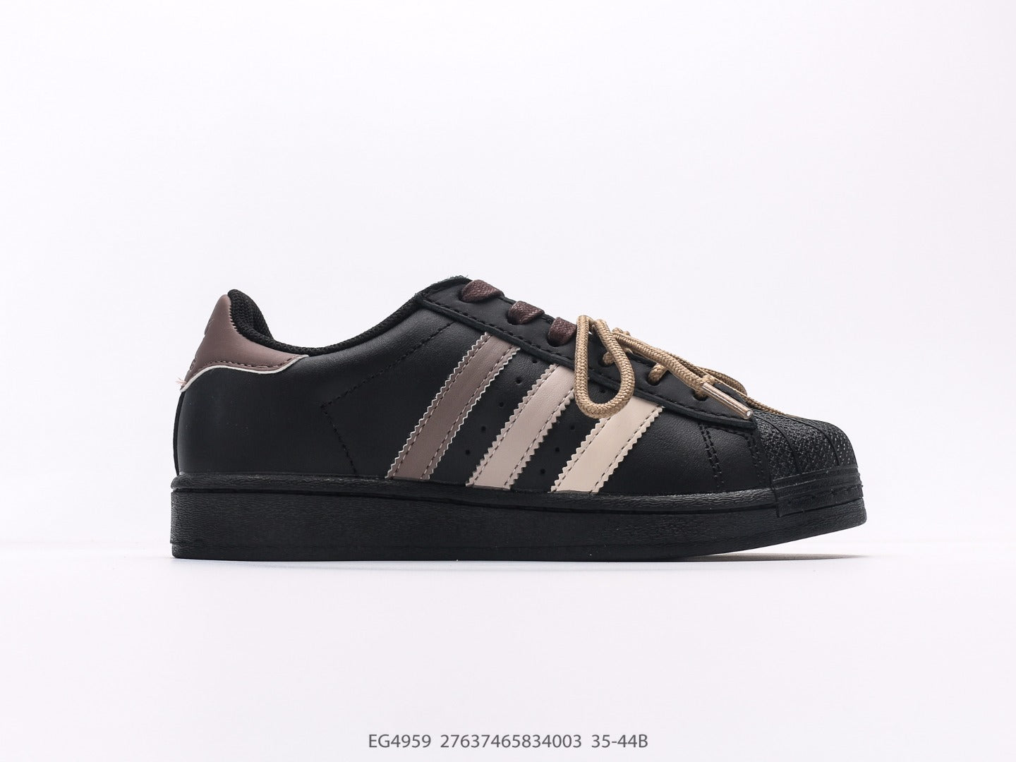 Adidas Originals Superstar "Sail Green Lace" Low-Top Sneakers