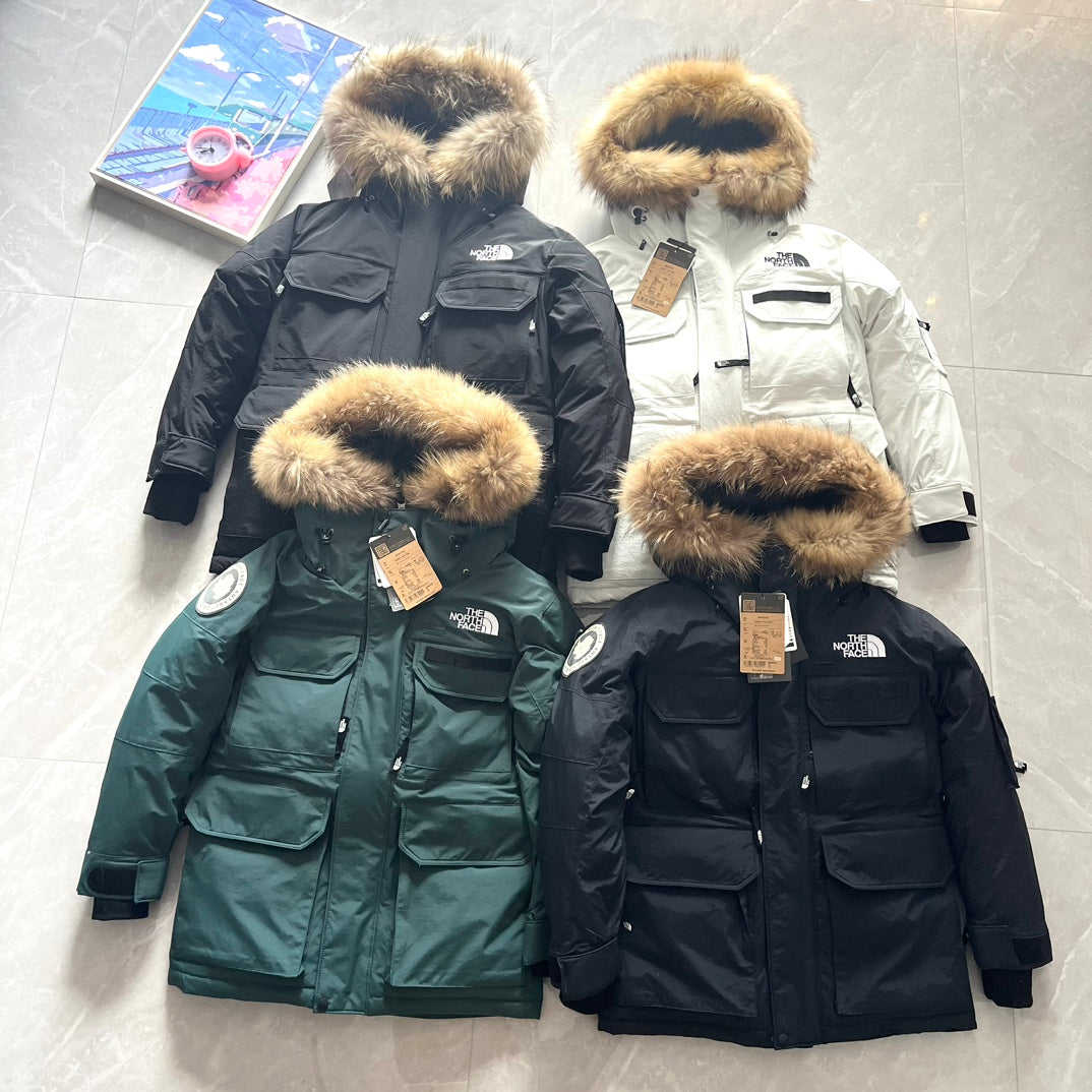 Southern Cross Parka - Premium Down Jacket with Detachable Fur Collar