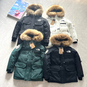Southern Cross Parka - Premium Down Jacket with Detachable Fur Collar