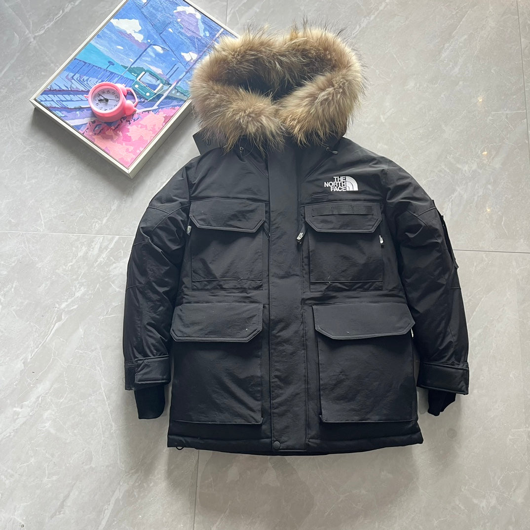 Southern Cross Parka - Premium Down Jacket with Detachable Fur Collar