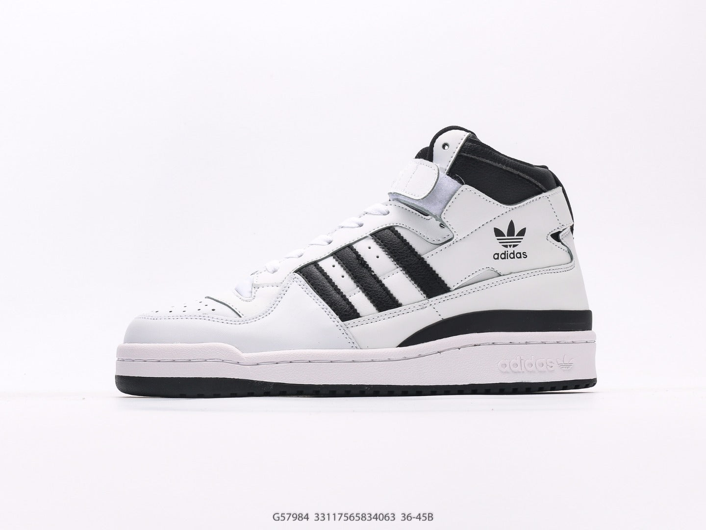 Adidas Forum 84 High-Top Velcro Sneakers - Retro Basketball Inspired