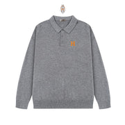 Hermes Casual Wool Polo Sweater - Luxurious Comfort