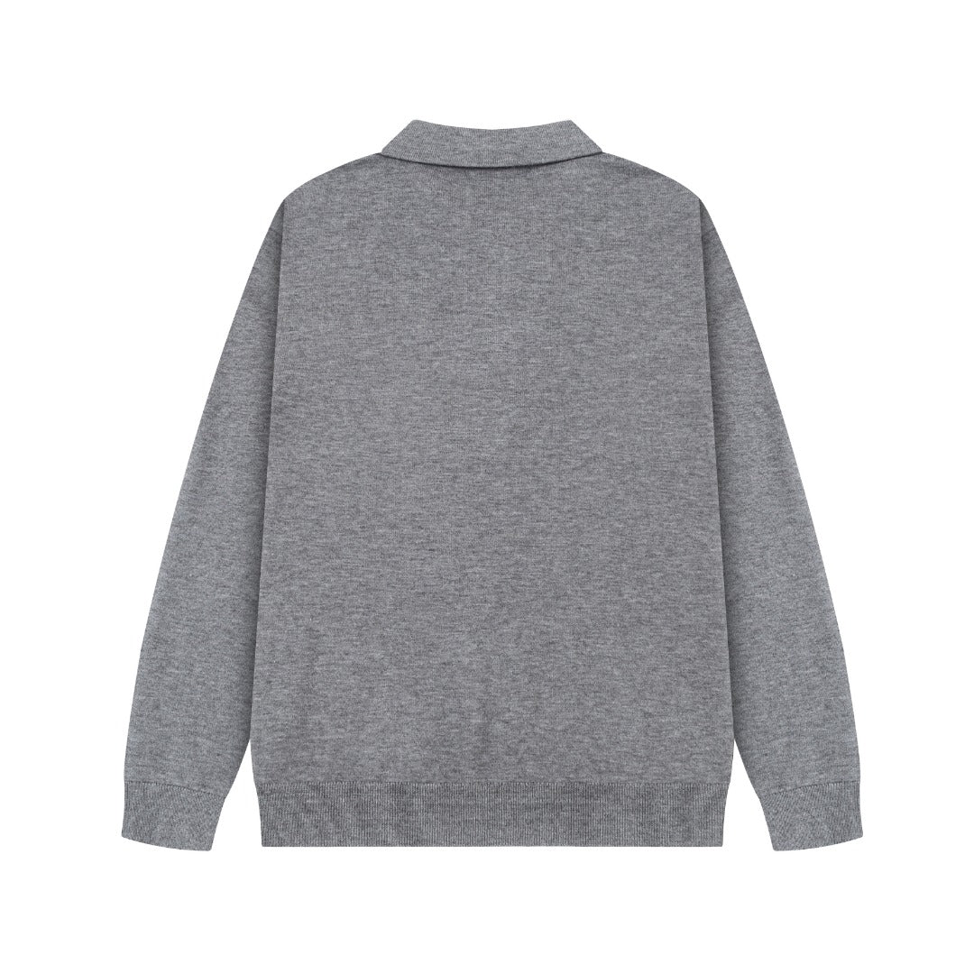 Hermes Casual Wool Polo Sweater - Luxurious Comfort