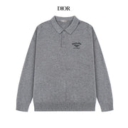 Dior Wool Polo Sweater - Casual Elegance for Every Occasion