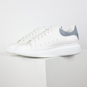 Alexander McQueen White Leather Sneakers with Anti-Counterfeiting Features