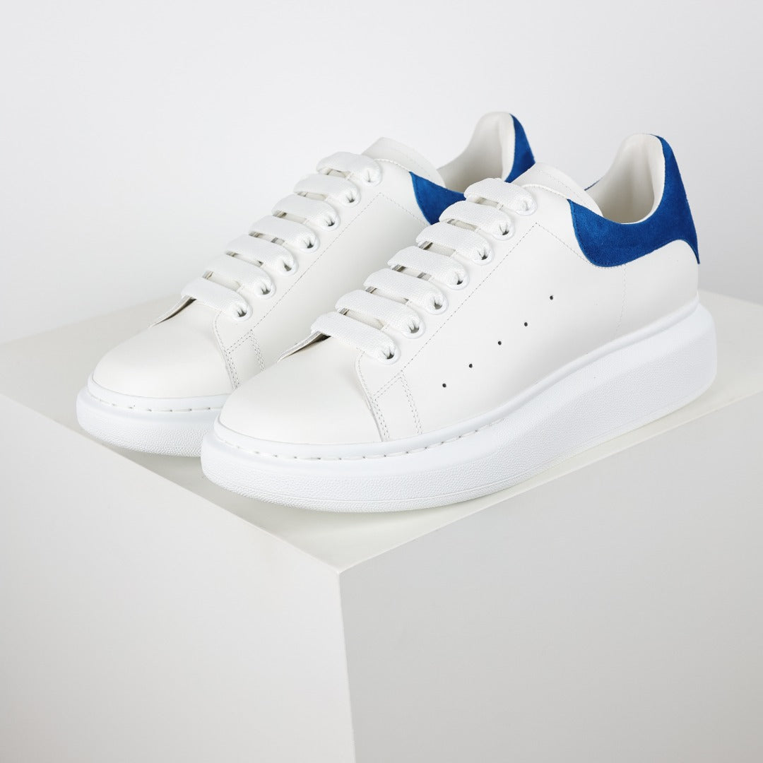 Alexander McQueen White Calfskin Sneakers - Authentic Luxury Footwear