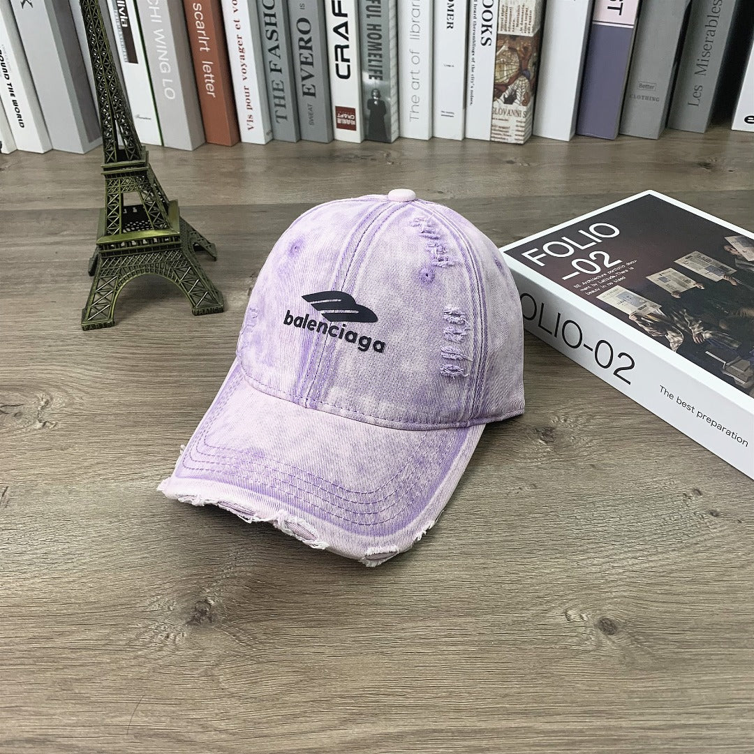 Balenciaga Letter Print Adjustable Baseball Cap - Casual & Versatile