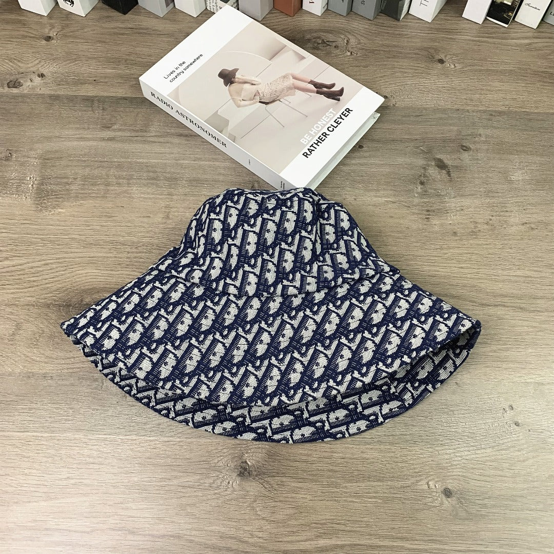 Dior Logo Fisherman Hat - Unisex Casual Sun Hat