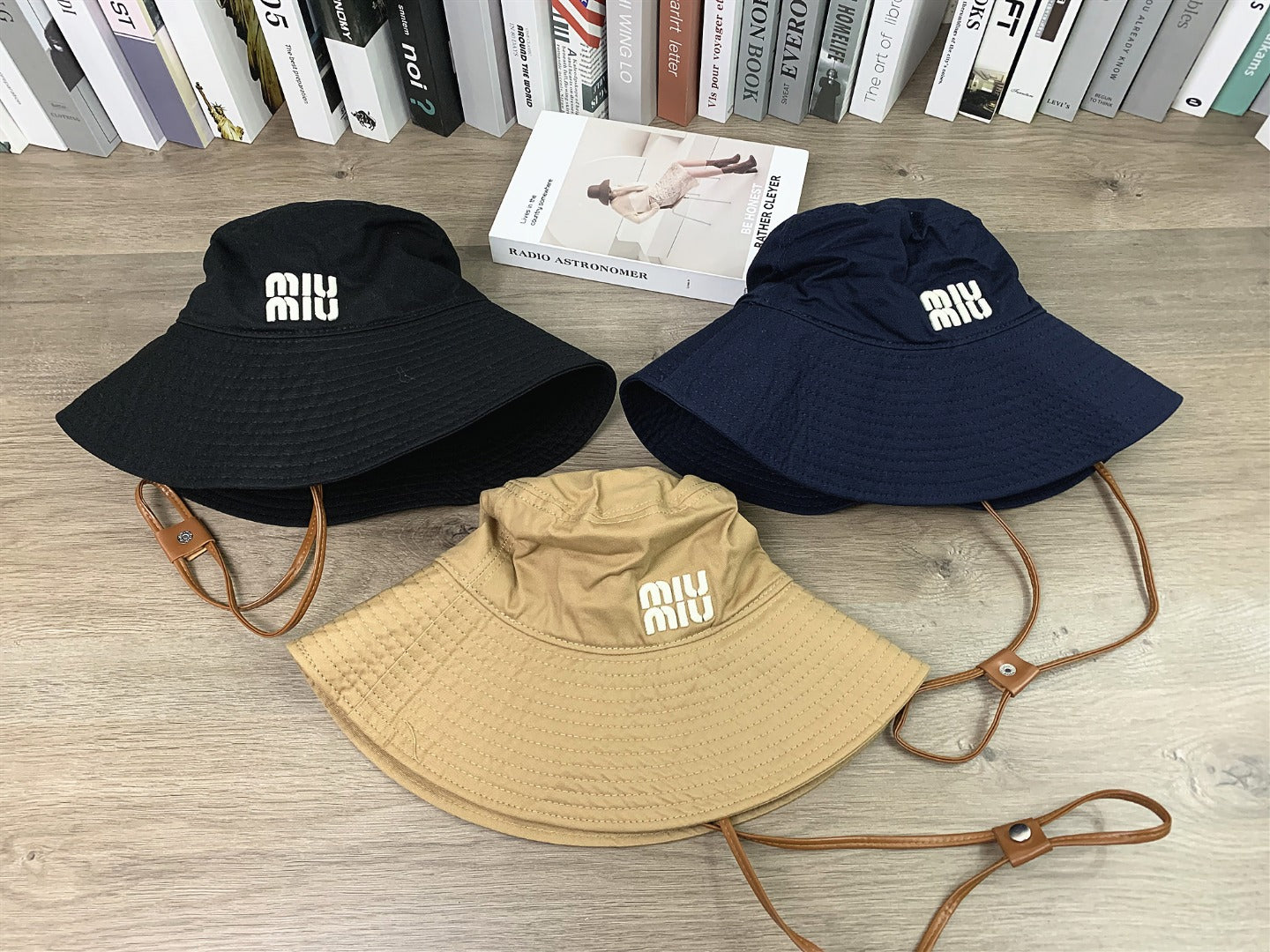 MIU MIU Classic Fisherman Hat - Versatile Outdoor Sun Hat