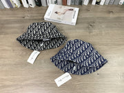 Dior Classic Fisherman Hat - Logo Sun Visor, Navy Blue/Black