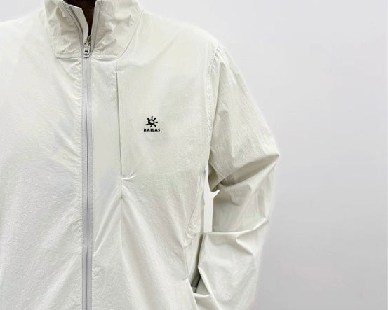 KAILAS Sun Protection Stand-Up Collar Shirt - Lightweight & Stylish