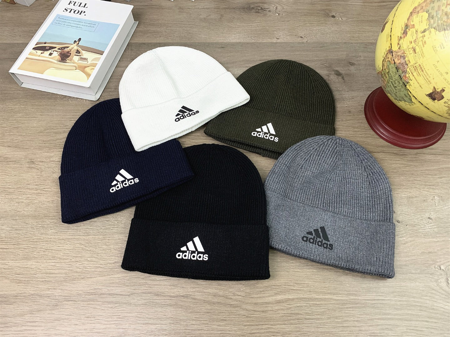 Unisex adidas Knitted Hat - Warm Wool Blend for Autumn & Winter