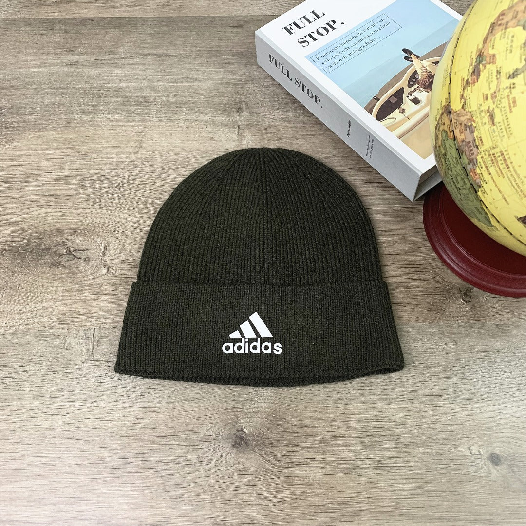 Unisex adidas Knitted Hat - Warm Wool Blend for Autumn & Winter