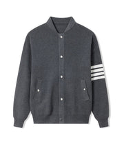 Thom Browne Unisex TB Stand Collar Wool Cardigan