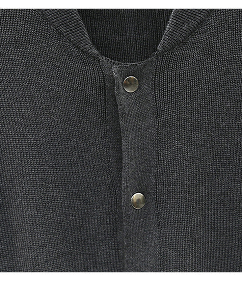 Thom Browne Unisex TB Stand Collar Wool Cardigan