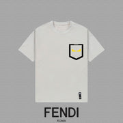 Fendi 2025FW Unisex Short-Sleeved T-Shirt - Heavyweight Fabric
