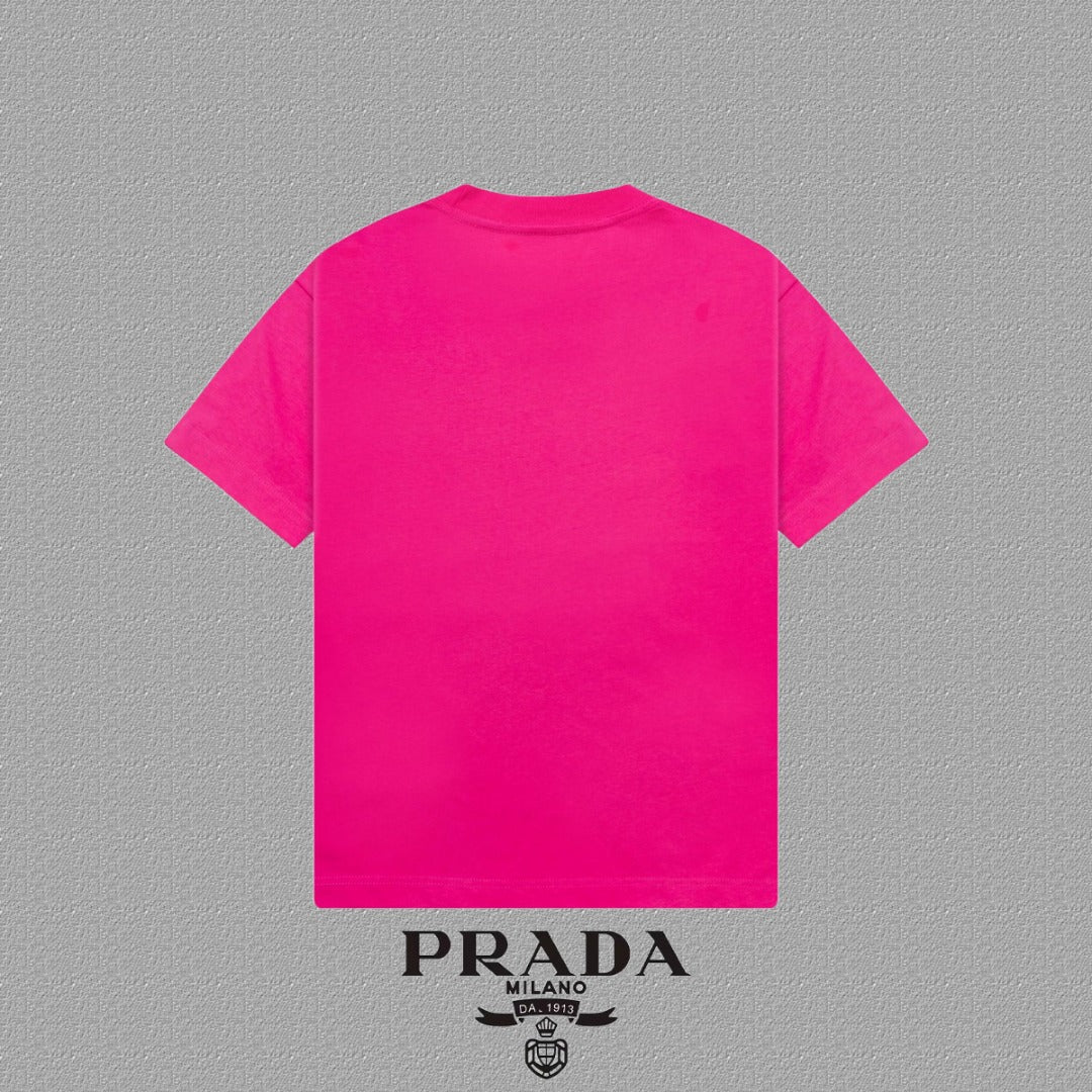 High-End Prada 2025FW Unisex Short-Sleeve T-Shirt