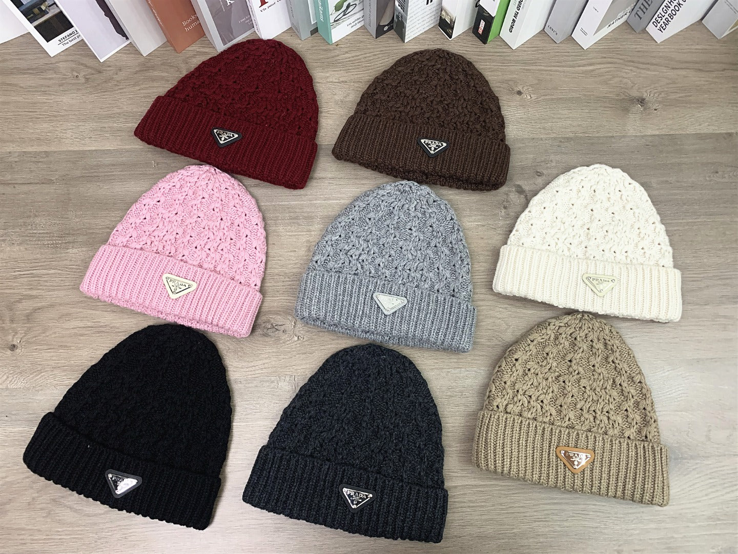 Versatile Knitted Prada Beanie - Unisex Cold Weather Hat