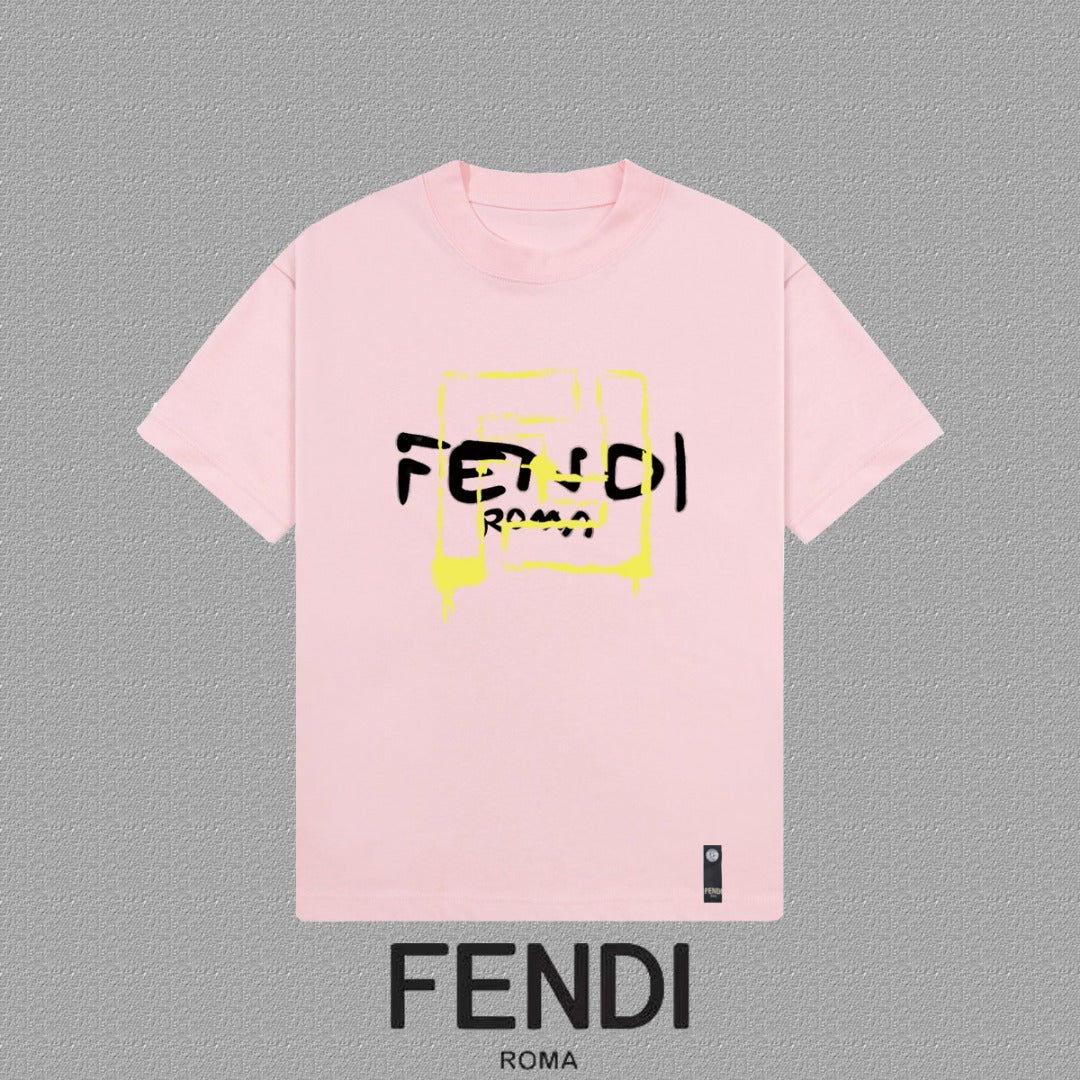 Fendi 2025FW High-End Short-Sleeved T-Shirt for Men and Women