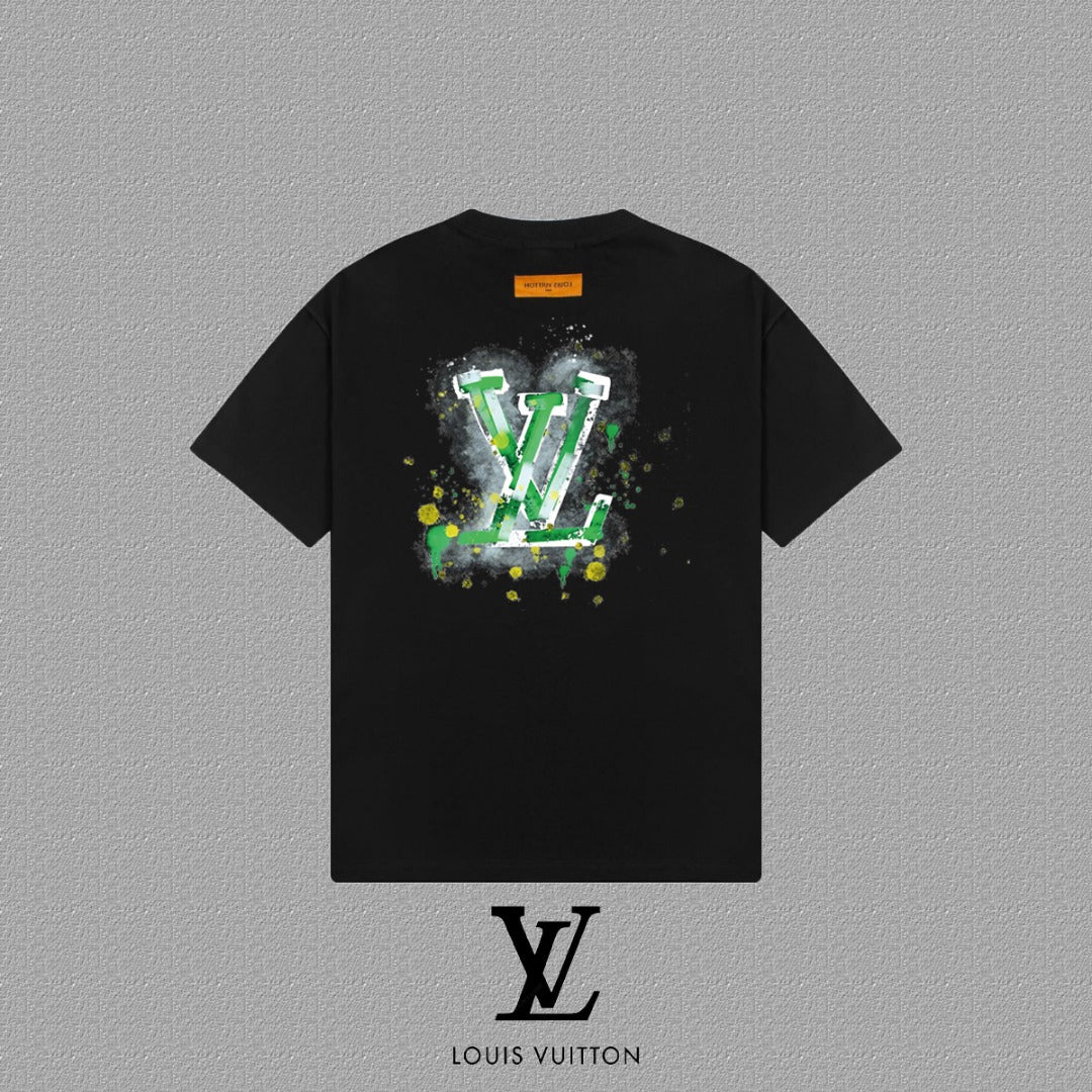 Louis Vuitton Unisex LV Letter Short-Sleeved T-Shirt - Spring/Summer 2025 Collection