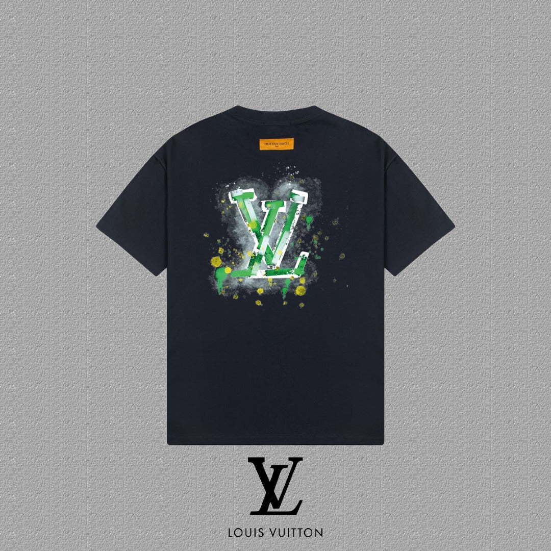 Louis Vuitton 2025 Spring/Summer Unisex LV Letter Short-Sleeved T-Shirt