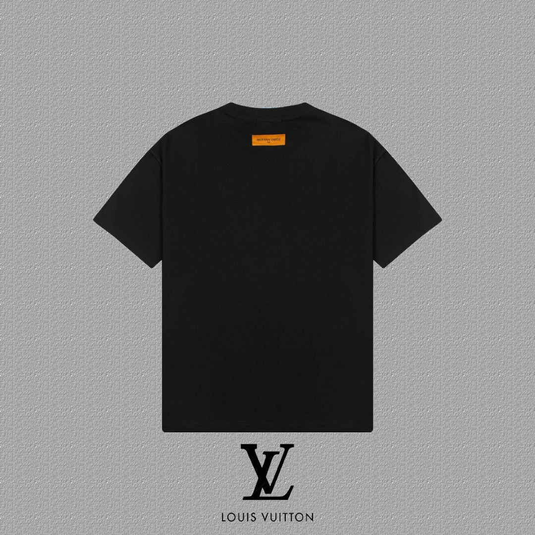 Louis Vuitton 2025FW Unisex LV Letter Short-Sleeved T-Shirt