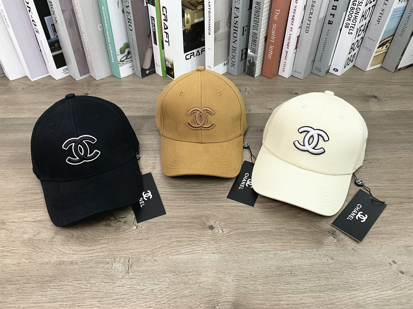 CHANEL Classic Hard-Top Baseball Cap - Versatile Unisex Hat in Khaki, Black, and Off-White