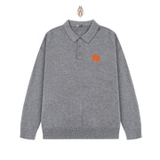 Hermes SS Casual Wool Polo Sweater - Luxurious Comfort
