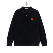 Luxurious Hermes SS Casual Wool Polo Sweater